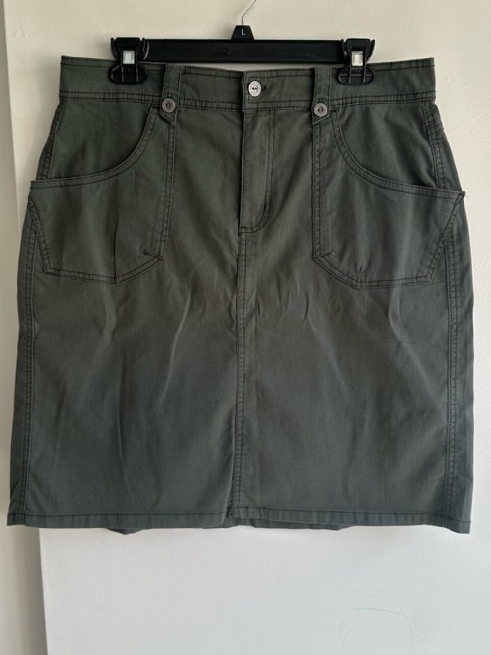 Green Utility Pencil Skirt - Picture 1 of 2